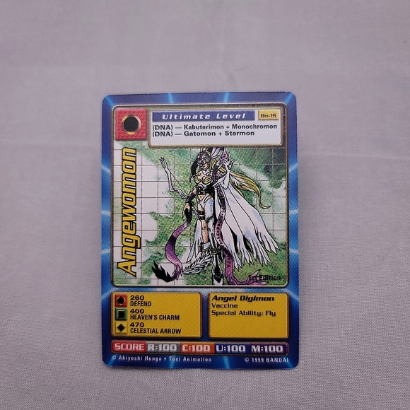 Digimon 1999 Angewomon Bo-16 First Edition - Picture 1 of 2